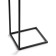 Coffee table Hercules Metal, Oak Velington/Black 30x34x62 cm