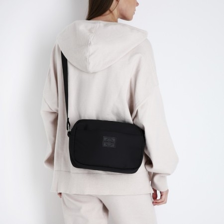 Bag Cross-Bodi with a zipper, black color-6