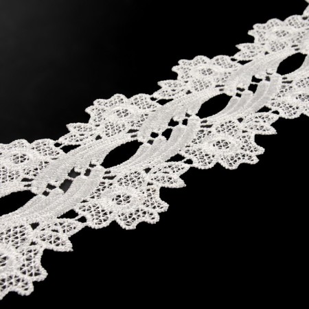 Lace Hypure, 80 mm × 9 ± 0.5 m, white color-1