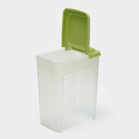 Capacity for bulk products, 1.75 liters, green color-2