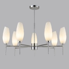 Люстра потолочная Lumion. Shivon, 7х40Вт, G9, 590х740х740 мм, цвет хром