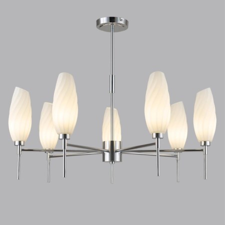 Cell chandelier Lumion. Shivon, 7x40W, G9, 590x740x740 mm, color chromium