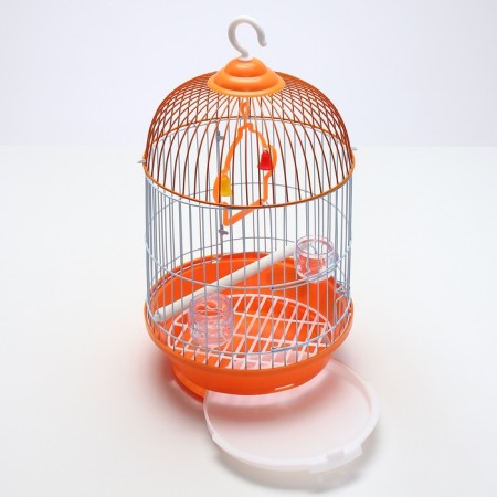 Cell for birds Kound equipped BD-4/2, 23.5 x 33 cm, orange (packing 20 pcs)-3