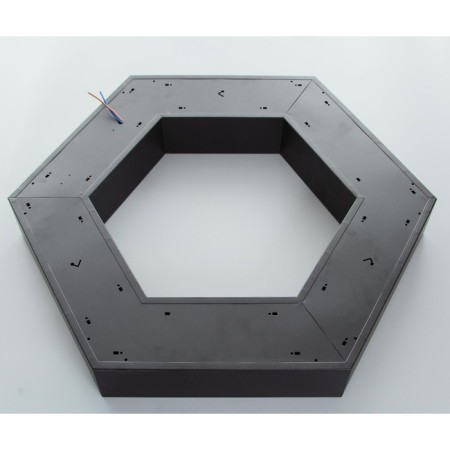 Huxon chandelier LED 36W 4000K Black 60x60 cm Bayerlux-6