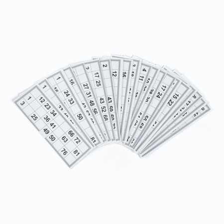 Lotto cards, 22 x 8 cm, set 24 pcs-1