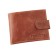 Male purse, valve department, brown color