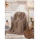 Euro Diva Afrodita, Velsoft, size 200x220 cm, brown color
