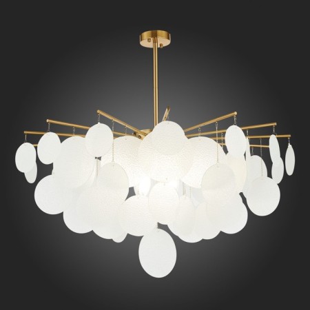 Ceiling Ceiling ST LUCE. SL1231.302.08. Vittoria. 8x60 watts, E14, 85x85x78 cm, brass color-2