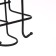 Nasten umbrella stand, with hooks, metal, 7 × 12 × 26 cm, black