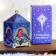 The desktop flashlight of "Happy Christmas", 5 x 5 x 10 cm.