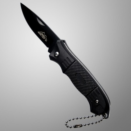 Folding "halt" 15cm, blade 65mm/1.4mm, with a chain