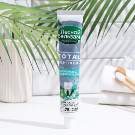 Tooth paste Forest Balm Total Complex with sea salt, mint and herbs, 75 ml-1