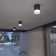 Ceiling lamp (SPOT) Elektrostandard, Light LED 15 W, 108x108x148 mm, IP54, Black Color Black