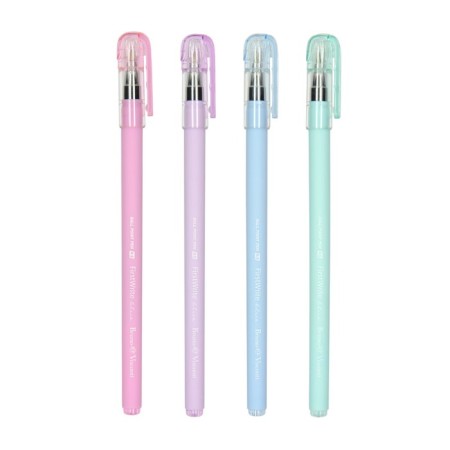 Ballpoint handle FIRSTWRITE ZEFIR, 0.5 mm, blue ink, matte case Silk Touch, mix-1