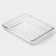 Form for baking and baking of heat -resistant glass rectangular shade, 3 l, 34.5 × 28.5 × 4.6 cm
