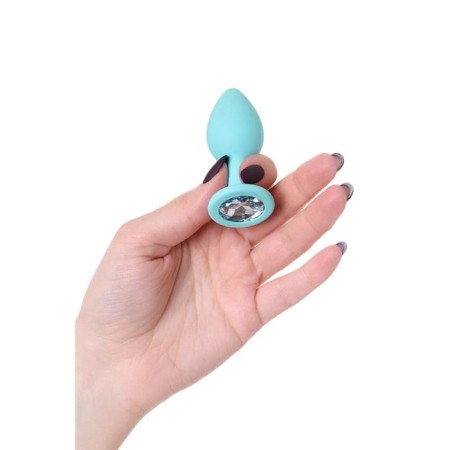 Anal plug with the TODO BY TOYFA Brilliant, silicone, mint color, 7 cm, d = 2.8 cm-3