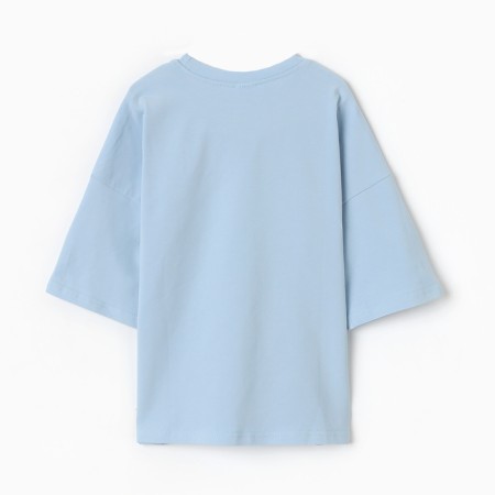 T -shirt Children's Minaku: Exclusive Print, Blue color, height 122 cm-10