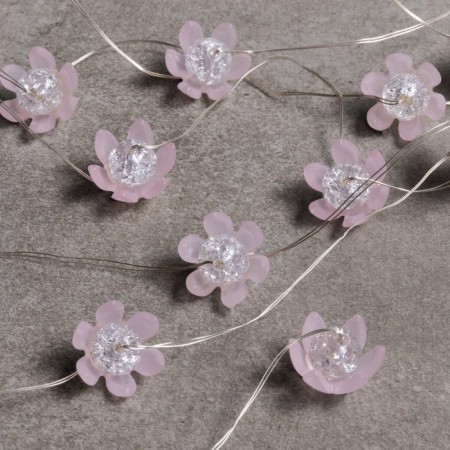 Thread Rosa, "Flowers", IP20, 2 m, N.S. LED (1608) -20-4.6V, AG13X3 (in the set), 3 dir, glow warm white-1
