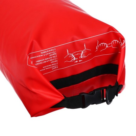 Yugana hairshome, PVC, waterproof 15 liters, one belt, red-8