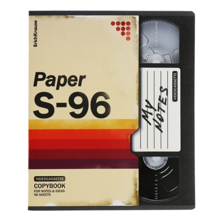 Notebook 96 sheets in the Erichkrause VHS cage, matte, lamination, 5V, mix-1