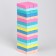 Game desktop "Falling tower color" 51 pcs, 28.5x8.5x8 cm