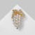 In matte yellow gold