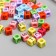Beads for creativity plastic "Russian letters on a cube" Color set 10 grams 0.6x0.6x0.6 cm