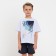 Shorts for a boy minku color graphite, height 128
