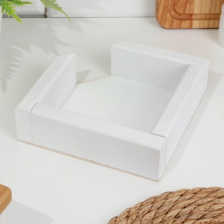 Wooden napkin, 16.5 × 16.5 × 5 cm-2