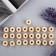Decor for creativity tree "Coil" (set 25 pcs) 1x1 cm