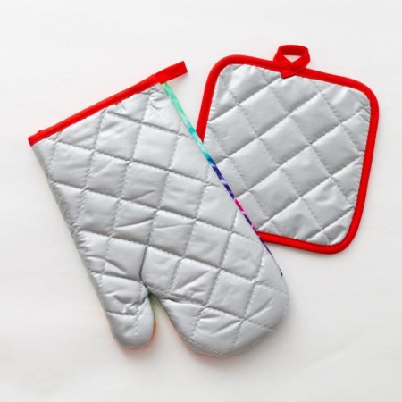 Kitchen set of the shade "Rainbow" Take 17x17 cm, sleeve 26x16 cm, 100% p/e-2