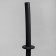Souvenir weapon "Katana Kuro" 102 cm, black, polystyrene foam