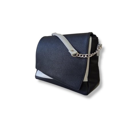 Bag Messenger, valve department, external pocket, black color-1