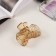 Hair crab "Florian" (set of 3 pcs) bow, 6 and 4 cm, light brown