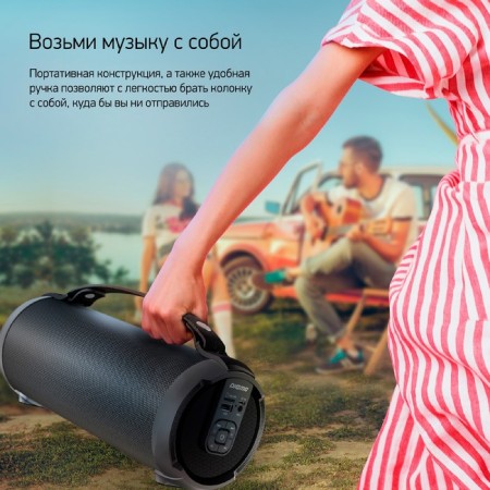 Column port. Digma D-PS1520 Black/Black 16W 1.0 BT 10M 1500MAH (SP1520B)-5