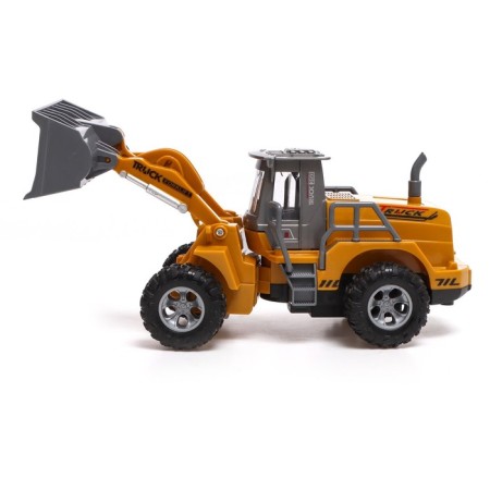 The inertial “loader” tractor, light effects, mobile parts, yellow color-3