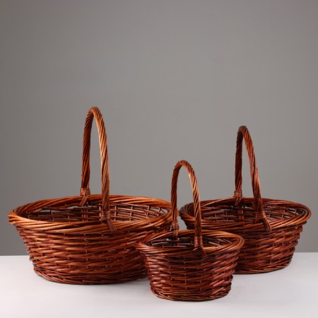 Camping set, 49x18/45 cm, 39x16/38 cm, 30x13/33 cm, screaming, willow