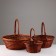 Camping set, 49x18/45 cm, 39x16/38 cm, 30x13/33 cm, screaming, willow
