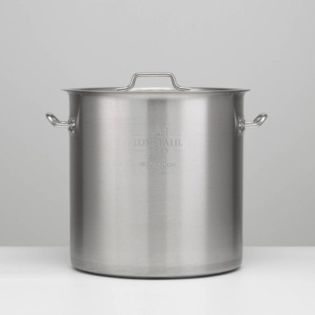 Professional boiler, 25 l, d = 32 cm, h = 32 cm, metal cover, triple bottom, induction