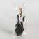 Figure candle "Hand-Peace", 10x4 cm, black