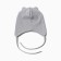 Hat double for girls, color gray melange, size 42-46