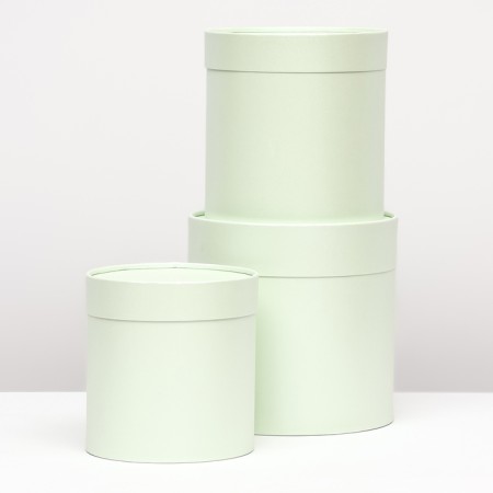 Set of boxes 3 in 1 without a window, mint 21 x 21 - 16 x 16 cm