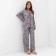 Новый год. Пижама женская (рубашка и брюки) KAFTAN "Дед мороз" размер 52-54