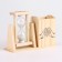 Sanding clock "Happiness begins with you", with an organizer for the office, 13.5 x 9.5 x 5 cm