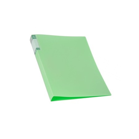 Folder with A4 clamp, 700 microns, spine 27 mm, Calligrata Top Pastel, internal and end pocket, up to 180 sheets, pistachio-1