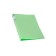 Folder with A4 clamp, 700 microns, spine 27 mm, Calligrata Top Pastel, internal and end pocket, up to 180 sheets, pistachio