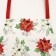 Apron "Ethel" Christmas Red Flowers 60x70cm, 100% HL, sarzha 190 g/m2