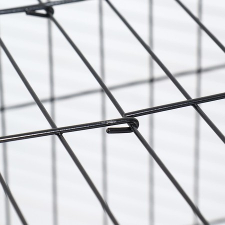 A cage for dogs and cats, a bunk 61 x 42 x 50 cm, black-11