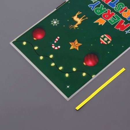 Gift package, "Merry Christmas" 13x27 cm-2