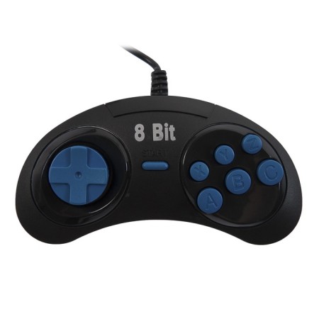 Gampad for Dendy 8-bit, 9pin (narrow connector), black-3
